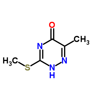 6-׻-3-(׻)-1,2,4--5(2H)-ͪY(ji)(gu)ʽ_1566-32-1Y(ji)(gu)ʽ