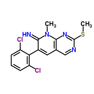6-(2,6-ȱ)-8-׻-2-׻-8H-ल[2,3-d]--7-Y(ji)(gu)ʽ_185039-29-6Y(ji)(gu)ʽ