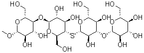 O-BETA-D-ǻ-(1->3)-S-BETA-D-ǻ-(1->4)-O-4--BETA-D-ǻ-(1->4)-BETA-D-ռY(ji)(gu)ʽ_187161-22-4Y(ji)(gu)ʽ