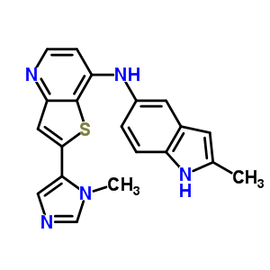 2-(3-׻-3H--4-)-Բ3,2-b-7--(2-׻-1H--5-)-Y(ji)(gu)ʽ_225382-63-8Y(ji)(gu)ʽ