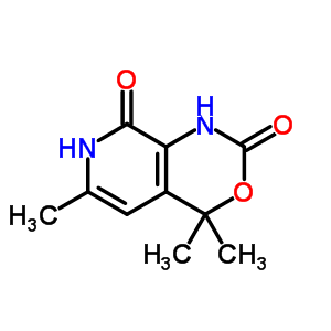 (9ci)-1,7--4,4,6-׻-2H-ल[3,4-d][1,3]f-2,8(4h)-ͪY(ji)(gu)ʽ_302933-97-7Y(ji)(gu)ʽ