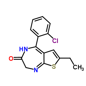 2H-Բ(2,3-e)(1,4)s-2-ͪ,1,3--5-(o-ȱ)-7-һ-Y(ji)(gu)ʽ_33671-37-3Y(ji)(gu)ʽ