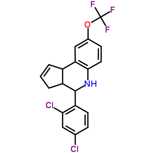 4-(2,4-ȱ)-8-()-3a,4,5,9b-Ě-3H-h(hun)첢Y(ji)(gu)ʽ_342405-95-2Y(ji)(gu)ʽ