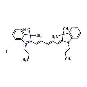 2-[(1E,3e)-5-(3,3-׻-1--1,3--2H--2-)-1,3-ϩ]-3,3-׻-1--3H-⻯Y(ji)(gu)ʽ_53213-98-2Y(ji)(gu)ʽ