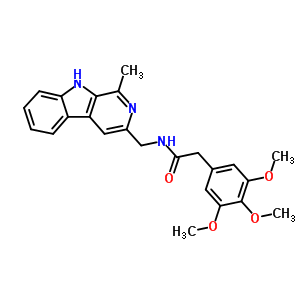 N-(1-׻-9h-ल[3,4-b]-3-׻)-3,4,5-Y(ji)(gu)ʽ_63885-44-9Y(ji)(gu)ʽ