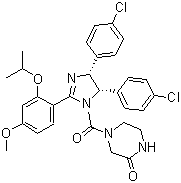 Nutlin-3b((+)-Nutlin-3)Y(ji)(gu)ʽ_675576-97-3Y(ji)(gu)ʽ