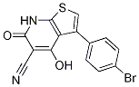 3-(4-屽)-4-u-6--6,7-Բ[2,3-b]-5-Y(ji)(gu)ʽ_844499-56-5Y(ji)(gu)ʽ