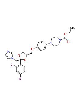 4-[4-[[(2r,4s)-2-(2,4-ȱ)-2-(-1-׻)-1,3-sY(ji)(gu)ʽ_85058-43-1Y(ji)(gu)ʽ