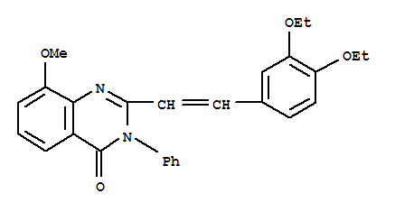 (6ci)-2-(3,4-ϩ)-8--3--4(3H)-ͪY(ji)(gu)ʽ_857204-86-5Y(ji)(gu)ʽ