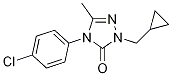 4-(4-ȱ)-1-(h(hun)׻)-3-׻-1H-1,2,4--5(4H)-ͪY(ji)(gu)ʽ_860786-67-0Y(ji)(gu)ʽ
