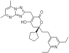(R)-6-h(hun)-6-[2-(2,6-һ-4-)һ]-3-[(5,7-׻-[1,2,4][1,5-a]-2-)׻]-4-u-5,6--2H--2-ͪY(ji)(gu)ʽ_877130-28-4Y(ji)(gu)ʽ