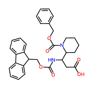 N-Fmoc-3-(1-Cbz--2-)-DL-beta-Y(ji)(gu)ʽ_886362-31-8Y(ji)(gu)ʽ