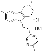 2,3,4,5-Ě-2,8-׻-5-[2-(6-׻-3-ऻ)һ]-1H-ल[4,3-b]}}Y(ji)(gu)ʽ_97657-92-6Y(ji)(gu)ʽ