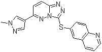 6-[[6-(1-׻-1H--4-)-1,2,4-[4,3-b]-3-]]Y(ji)(gu)ʽ_1022150-57-7Y(ji)(gu)ʽ