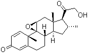 (9B,11B,16A)-9,11-h(hun)-21-u-16-׻-1,4-ϩ-3,20-ͪY(ji)(gu)ʽ_151265-33-7Y(ji)(gu)ʽ