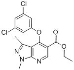 4-(3,5-ȱ)-1,3-׻-1H-[3,4-b]-5-Y(ji)(gu)ʽ_174842-36-5Y(ji)(gu)ʽ