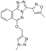 3-(5-׻f-3-)-6-[(1-׻-1H-1,2,3--4-)][1,2,4][3,4-a]sYʽ_215874-86-5Yʽ