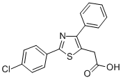 2-[2-(4-ȱ)-4--1,3--5-]Y(ji)(gu)ʽ_23821-72-9Y(ji)(gu)ʽ