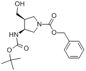 (3S,4s)-1-n-cbz-3-(n-boc-)-4-u׻Y(ji)(gu)ʽ_246510-69-0Y(ji)(gu)ʽ