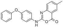 6-׻-2-[(4-)]-4H-3,1-f-4-ͪY(ji)(gu)ʽ_282529-91-3Y(ji)(gu)ʽ