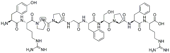 Tyr-Arg-Pro-Pro-Gly-Phe-Ser-Pro-Phe-ArgY(ji)(gu)ʽ_33289-76-8Y(ji)(gu)ʽ