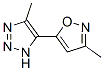 (9ci)-4-׻-5-(3-׻-5-f)-1H-1,2,3-Y(ji)(gu)ʽ_51719-87-0Y(ji)(gu)ʽ