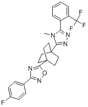 3-(4-)-5-(4-(4-׻-5-(2-(׻))-4H-1,2,4--3-)ph(hun)[2.2.2]-1-)-1,2,4-fYʽ_719272-75-0Yʽ