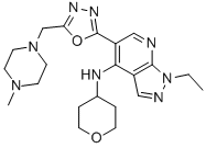 1-һ-5-[5-[(4-׻-1-)׻]-1,3,4-f-2-]-N-(Ě-2H--4-)-1H-[3,4-b]-4-Y(ji)(gu)ʽ_720703-73-1Y(ji)(gu)ʽ