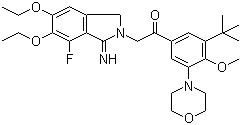 2-(5,6--7--1,3--1--2H--2-)-1-[3-(1,1-׻һ)-4--5-(4-)]ͪY(ji)(gu)ʽ_751475-53-3Y(ji)(gu)ʽ