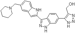 (5-(3-(5-(-1-׻)-1H--2-)-1H--6-)-1H-1,2,3--4-)״Y(ji)(gu)ʽ_916767-35-6Y(ji)(gu)ʽ