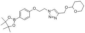 4-(2-(4-(THPO-׻)-1,2,3--1-))lǴY(ji)(gu)ʽ_957120-67-1Y(ji)(gu)ʽ