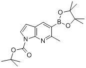 1-N-BOC-6-׻-1H-[2,3-B]-5-lǴY(ji)(gu)ʽ_958358-04-8Y(ji)(gu)ʽ