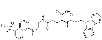 Fmoc-Glu(Edans)-OHY(ji)(gu)ʽ_193475-66-0Y(ji)(gu)ʽ