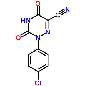 2-(4-ȱ)-3,5--2,3,4,5-Ě-1,2,4--6-Y(ji)(gu)ʽ_20932-04-1Y(ji)(gu)ʽ