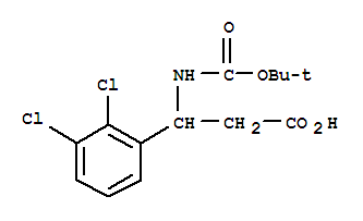 3-N-boc-3-(2,3-ȱ)Y(ji)(gu)ʽ_284493-64-7Y(ji)(gu)ʽ