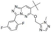 3-(2,5-)-7-(1,1-׻һ)-6-[(1-׻-1H-1,2,4--5-)]-1,2,4-[4,3-b]}ຽYʽ_286456-42-6Yʽ