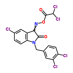 1H-Indole-2,3-dione, 5-chloro-1-[(3,4-dichlorophenyl)methyl]-, 3-[O-(2,2-dichloroacetyl)oxime]Y(ji)(gu)ʽ_320420-76-6Y(ji)(gu)ʽ