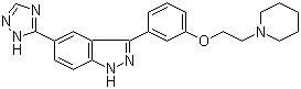 3-[3-[2-(1-ऻ)]]-5-(1H-1,2,4--5-)-1H-Y(ji)(gu)ʽ_395104-30-0Y(ji)(gu)ʽ