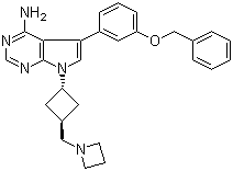 7-[ʽ-3-(1-sh(hun)׻)h(hun)]-5-[3-()]-7H-[2,3-d]-4-Y(ji)(gu)ʽ_475488-34-7Y(ji)(gu)ʽ