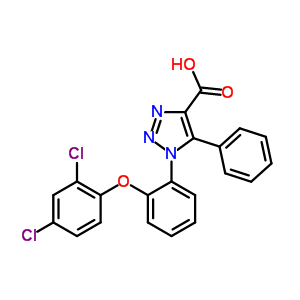 1-[2-(2,4-ȱ)]-5--1H-1,2,3--4-Y(ji)(gu)ʽ_664966-03-4Y(ji)(gu)ʽ