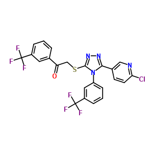 2-((5-(6--3-)-4-[3-(׻)]-4H-1,2,4--3-))-1-[3-(׻)]-1-ͪY(ji)ʽ_680217-03-2Y(ji)ʽ