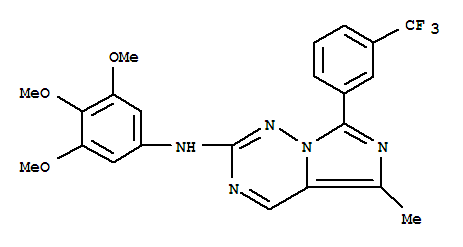 5-׻-7-[3-(׻)]-N-(3,4,5-)[5,1-f][1,2,4]-2-Y(ji)(gu)ʽ_774460-98-9Y(ji)(gu)ʽ