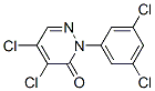 4,5--2-(3,5-ȱ)-3(2H)-}ͪY(ji)(gu)ʽ_86483-43-4Y(ji)(gu)ʽ