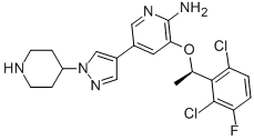 3-[(1R)-1-(2,6--3-)]-5-[1-(4-)-1H--4-]-2-रY(ji)(gu)ʽ_877399-52-5Y(ji)(gu)ʽ