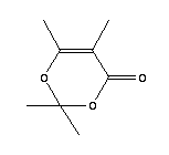 2,2,5,6-ļ׻-4H-1,3-fӢ-4-ͪY(ji)(gu)ʽ_87769-39-9Y(ji)(gu)ʽ