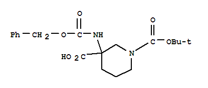 1-Boc-3-cbz--3-Y(ji)(gu)ʽ_885270-27-9Y(ji)(gu)ʽ