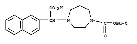 1-Boc-4-(Ȼ-2-׻)-[1,4]sY(ji)(gu)ʽ_885275-74-1Y(ji)(gu)ʽ