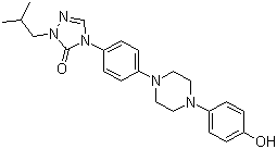 2,4--4-[4-[4-(4-u)-1-]]-2-(1-׻)-3H-1,2,4--3-ͪY(ji)(gu)ʽ_89848-21-5Y(ji)(gu)ʽ
