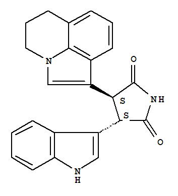 (3S,4S)-3-(5,6--4H-[3,2,1-ij])-4-(1H-)-2,5-ͪY(ji)(gu)ʽ_905854-03-7Y(ji)(gu)ʽ