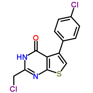 2-ȼ׻-5-(4-ȱ)Բ[2,3-d]-4(3h-)-ͪY(ji)(gu)ʽ_91225-69-3Y(ji)(gu)ʽ